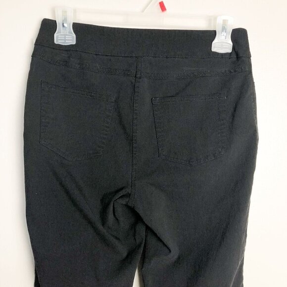 Soft Surroundings Black Pull On Work Pants Business Small Womens Stretch - Picture 9 of 13